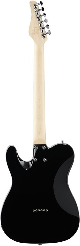 Schecter PT Fastback Electric Guitar, Black, Full Straight Back