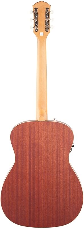Fender Tim Armstrong Hellcat Acoustic-Electric Guitar, Natural, Full Straight Back