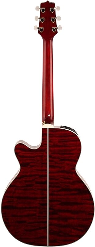Takamine GN75CE Acoustic-Electric Guitar, Wine Red, Scratch and Dent, Full Straight Back