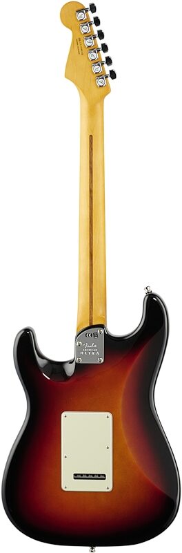 Fender American Ultra Stratocaster HSS Electric Guitar, Rosewood Fingerboard (with Case), Ultraburst, Full Straight Back