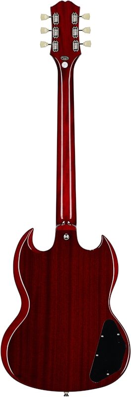 Epiphone SG Standard Electric Guitar, Left-Handed, Cherry, Full Straight Back