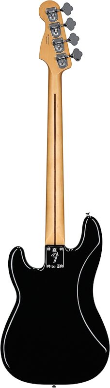 Fender Player II Precision Electric Bass, with Maple Fingerboard, Black, Full Straight Back