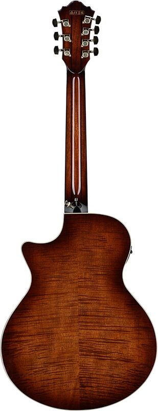 Ibanez AE3007FMH Acoustic-Electric Guitar, Tobacco Edge Burst, Full Straight Back