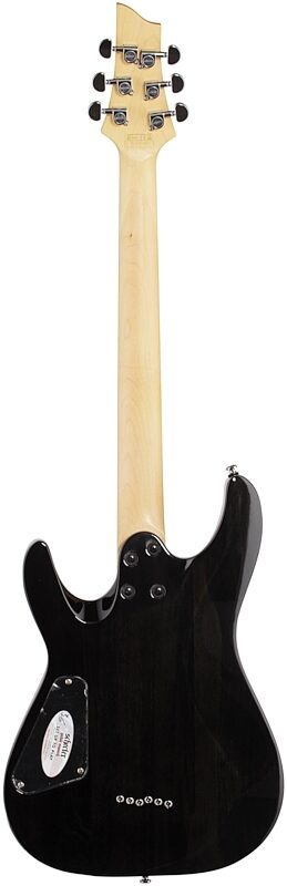 Schecter C-6 Plus Electric Guitar, See Thru Cherry Burst, Full Straight Back
