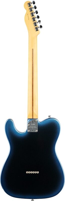 Fender American Pro II Telecaster Electric Guitar, Rosewood Fingerboard (with Case), Dark Night, Full Straight Back