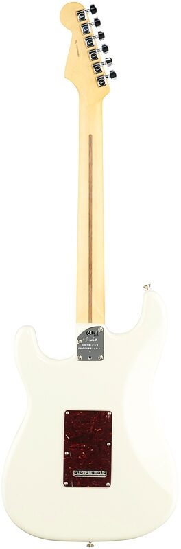 Fender American Professional II Stratocaster Electric Guitar, Rosewood Fingerboard (with Case), Olympic White, Full Straight Back