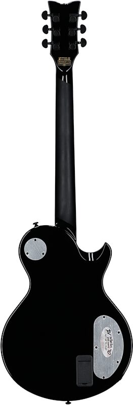 Schecter Solo II Przym Palladium Electric Guitar, Left-Handed, Gloss Black, Full Straight Back