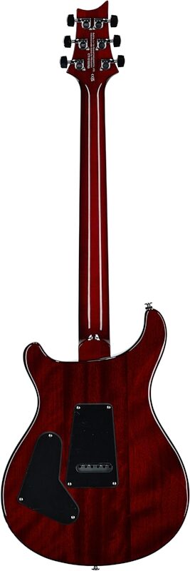 PRS Paul Reed Smith SE Custom 24 Electric Guitar (with Gig Bag), Exclusive Black Cherry, Full Straight Back