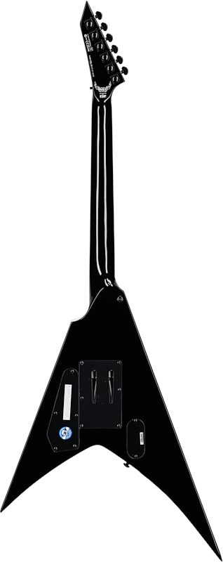 ESP LTD Gary Holt GH-SV Electric Guitar (with Case), Black, Full Straight Back