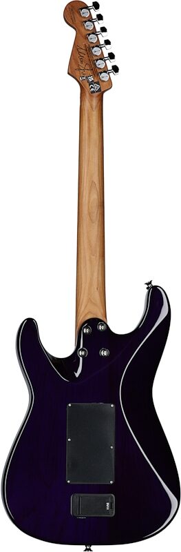 Charvel Marco Sfogli PM SC1 HSS Electric Guitar, Transparent Purple, Full Straight Back