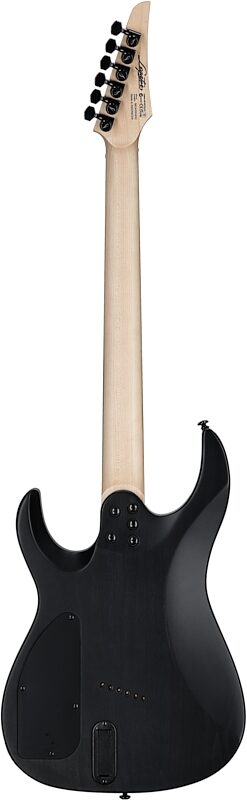 Legator Ninja 6 Multi-Scale Guitar, Black Quilted Maple, Full Straight Back