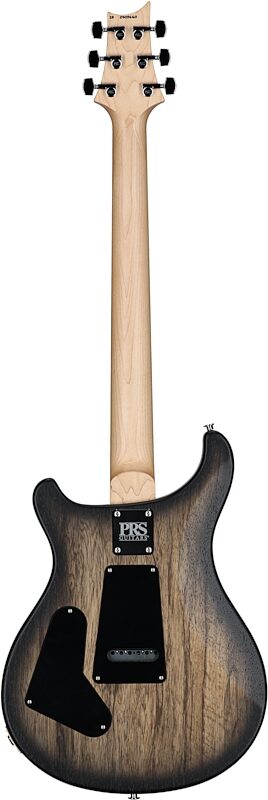 PRS Paul Reed Smith CE 24-08 Black Limba Limited Edition Electric Guitar (with Gig Bag), Smokeburst, Full Straight Back