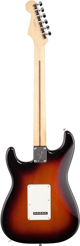 Fender Player Stratocaster HSS Electric Guitar (Maple Fingerboard), 3-Color Sunburst, Full Straight Back