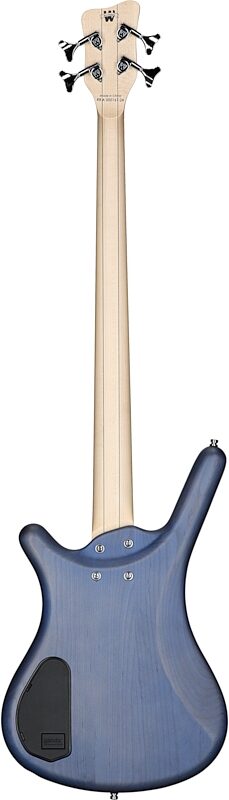 Warwick RockBass Corvette Basic 4 Active Electric Bass, Ocean Blue, Full Straight Back