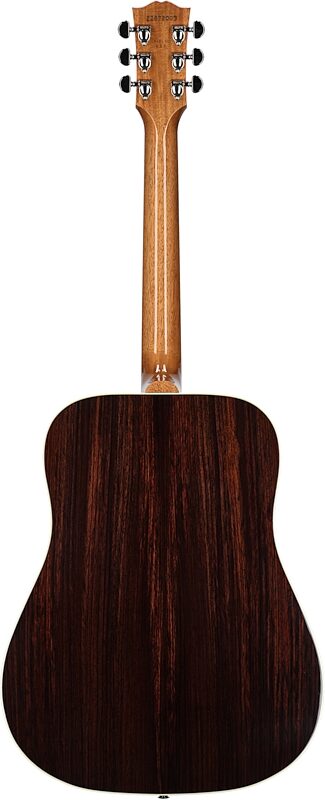Gibson Hummingbird Studio Acoustic-Electric Guitar (with Case), Rosewood Burst, Full Straight Back