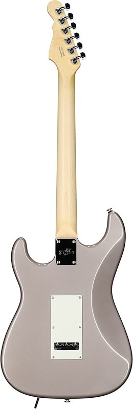 G&L Fullerton Deluxe Legacy Electric Guitar, with Caribbean Rosewood fretboard (with Gig Bag), Shoreline Gold, Full Straight Back