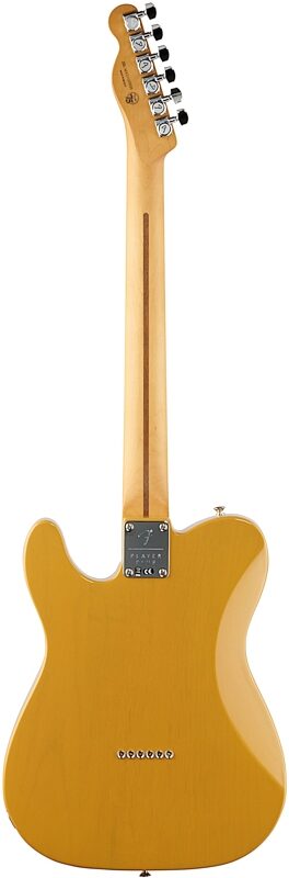 Fender Player Plus Nashville Telecaster Electric Guitar, Maple Fingerboard (with Gig Bag), Butterscotch, Full Straight Back