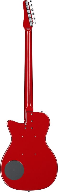 Danelectro '56 Baritone Electric Guitar, Red, Full Straight Back