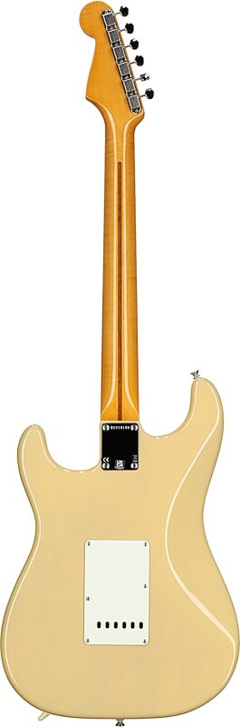 Fender American Vintage II 1957 Stratocaster Electric Guitar, with Maple Fingerboard (and Case), Vintage Blonde, Full Straight Back