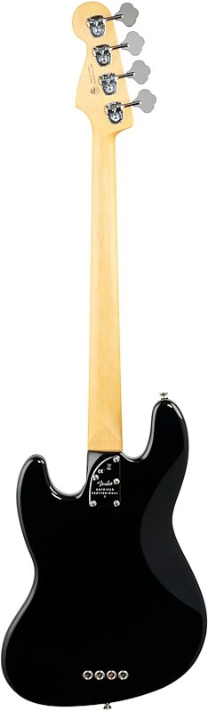 Fender American Professional II Jazz Bass, Rosewood Fingerboard (with Case), Black, Full Straight Back