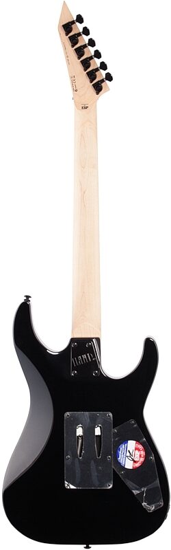 ESP LTD Kirk Hammett KH202 Electric Guitar, Left-Handed, Black, Full Straight Back