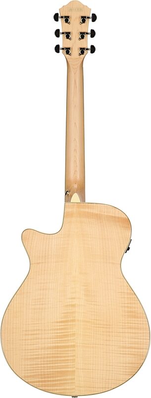 Ibanez AEG750 Acoustic-Electric Guitar, Natural High Gloss, Full Straight Back