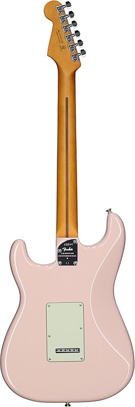 Fender Limited Edition American Pro II Stratocaster Electric Guitar, Rosewood Fingerboard (with Case), Shell Pink, Full Straight Back