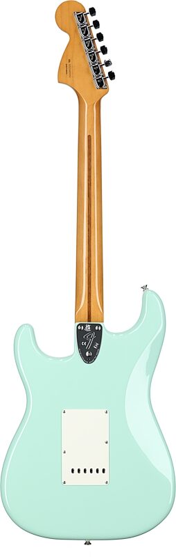 Fender Vintera II '70s Stratocaster Electric Guitar, Rosewood Fingerboard (with Gig Bag), Surf Green, Full Straight Back
