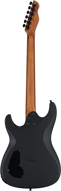 Chapman ML1 Pro Modern Electric Guitar, Cyber Black Metallic Satin, Full Straight Back