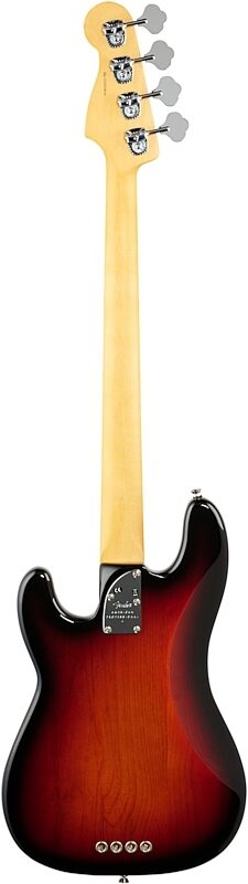 Fender American Pro II Precision Electric Bass, Rosewood Fingerboard (with Case), 3-Color Sunburst, Full Straight Back