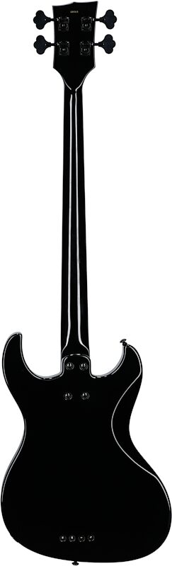 Dunable Gnarwhal DE Bass Guitar (with Gig Bag), Black Gloss, Full Straight Back