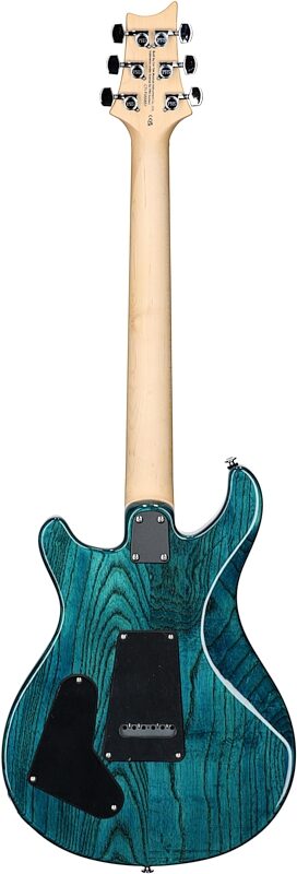 PRS Paul Reed Smith SE Swamp Ash Special Electric Guitar (with Gig Bag), Iris Blue, Full Straight Back
