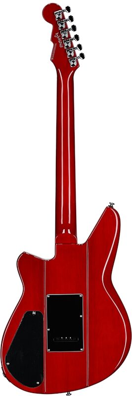Reverend Warhawk DAW Electric Guitar, Transparent Cherry, Full Straight Back