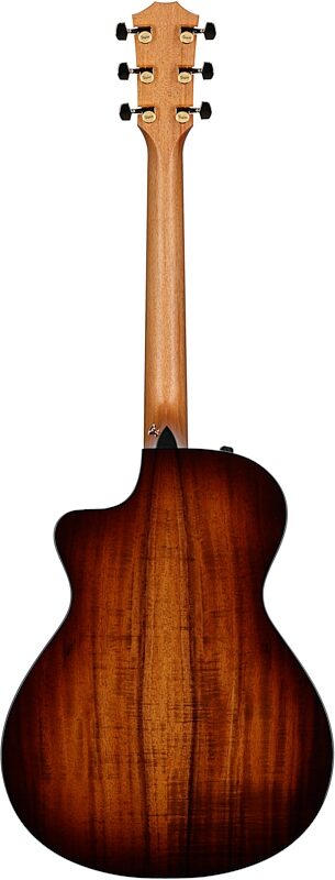 Taylor 222ce Koa Deluxe Grand Concert Acoustic-Electric Guitar, New, Full Straight Back