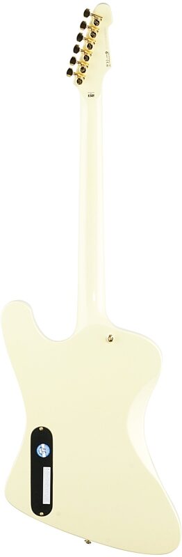 ESP LTD Phoenix-1000 Electric Guitar, with Seymour Duncan Pickups, Vintage White, Full Straight Back