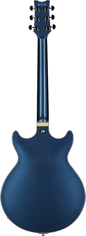 Ibanez Artcore Expressionist AMH90 Electric Guitar, Prussian Blue, Warehouse Resealed, Full Straight Back