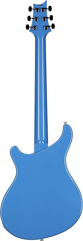 PRS Paul Reed Smith S2 Vela Semi-Hollowbody Electric Guitar (with Gig Bag), Mahi Blue, Full Straight Back