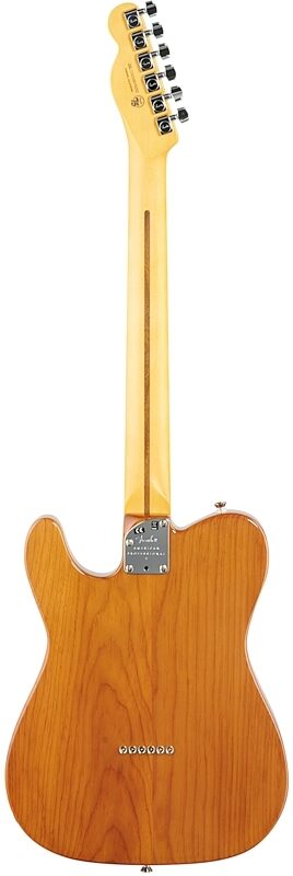 Fender American Professional II Telecaster Electric Guitar, Maple Fingerboard (with Case), Roasted Pine, USED, Blemished, Full Straight Back