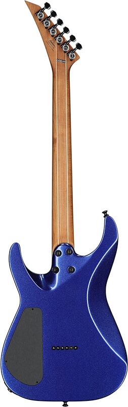 Jackson American Series Virtuoso HT Electric Guitar, (with Case), Mystic Blue, Full Straight Back