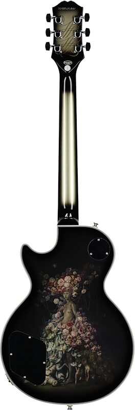 Epiphone Adam Jones Les Paul Custom Electric Guitar (with Case), &quot;Self-Portrait as Not Dead Yet&quot; by Julie Heffernan, Full Straight Back