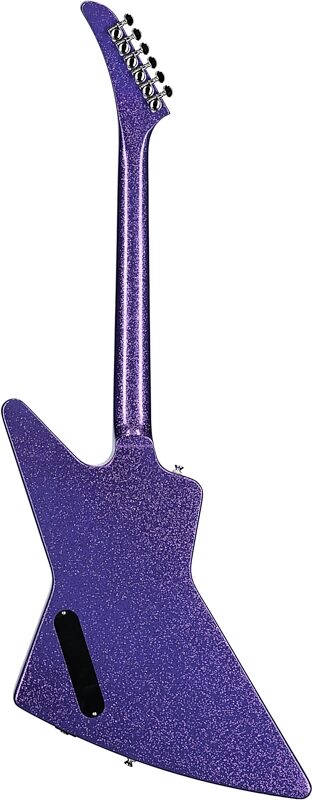 Epiphone Exclusive Explorer Electric Guitar, Purple Sparkle, Full Straight Back