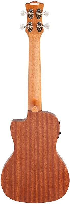Luna Tribal Mahogany Concert Acoustic-Electric Ukulele (with Preamp), New, Full Straight Back