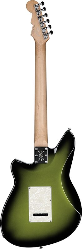 Reverend Six Gun HPP Electric Guitar, Avocado Burst, Full Straight Back