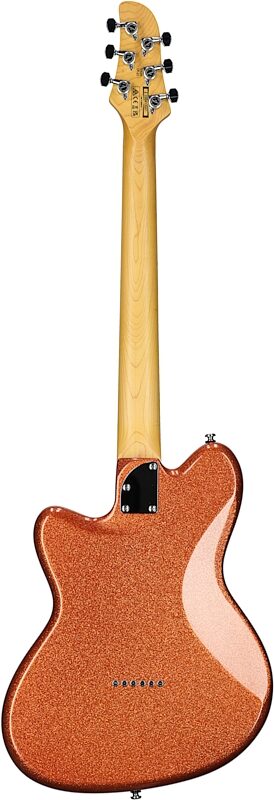 Ibanez Yvette Young YY20 Electric Guitar, Orange Cream Sparkle, Full Straight Back