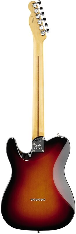 Fender American Ultra Telecaster Electric Guitar, Maple Fingerboard (with Case), Ultraburst, Full Straight Back