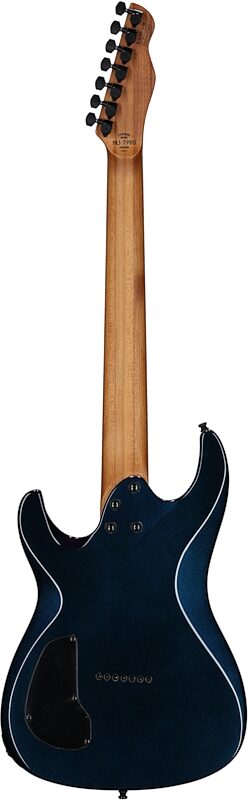Chapman ML1-7 Pro Modern Electric Guitar, 7-String, Morpheus Purple Flip, Scratch and Dent, Full Straight Back