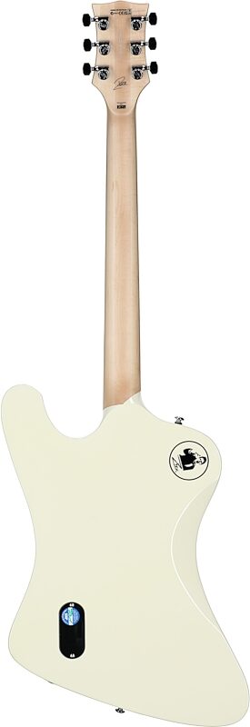 ESP LTD Richard Z RZL-PHX Electric Guitar (with Case), Olympic White, Full Straight Back
