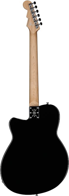 Reverend Club King 290 Electric Guitar, Midnight Black, Full Straight Back