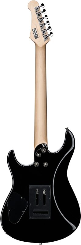 Yamaha Pacifica Standard Plus PACS+12M Electric Guitar, Maple Fingerboard (with Gig Bag), Black, Full Straight Back