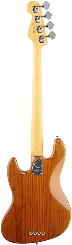 Fender American Pro II Jazz Electric Bass, Maple Fingerboard (with Case), Roasted Pine, Full Straight Back